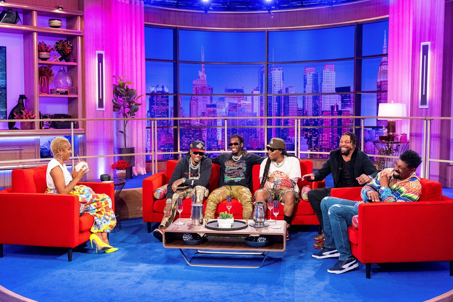 Tiffany Haddish, Quavo, Offset, Takeoff, DeRay Davis, Deon Cole 