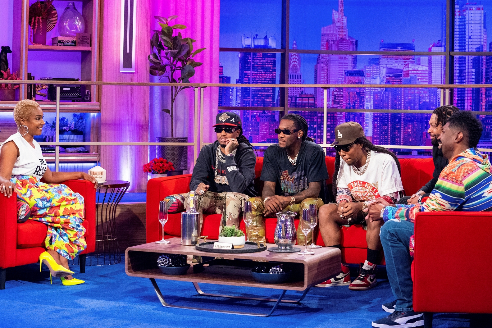 Tiffany Haddish, Quavo, Offset, Takeoff, DeRay Davis, Deon Cole 