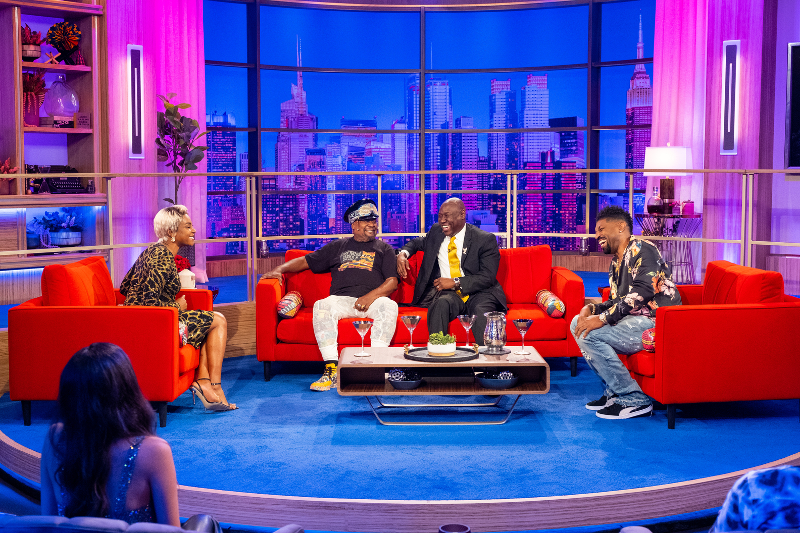 Tiffany Haddish, George Clinton, Ben Crump & Deon Cole 