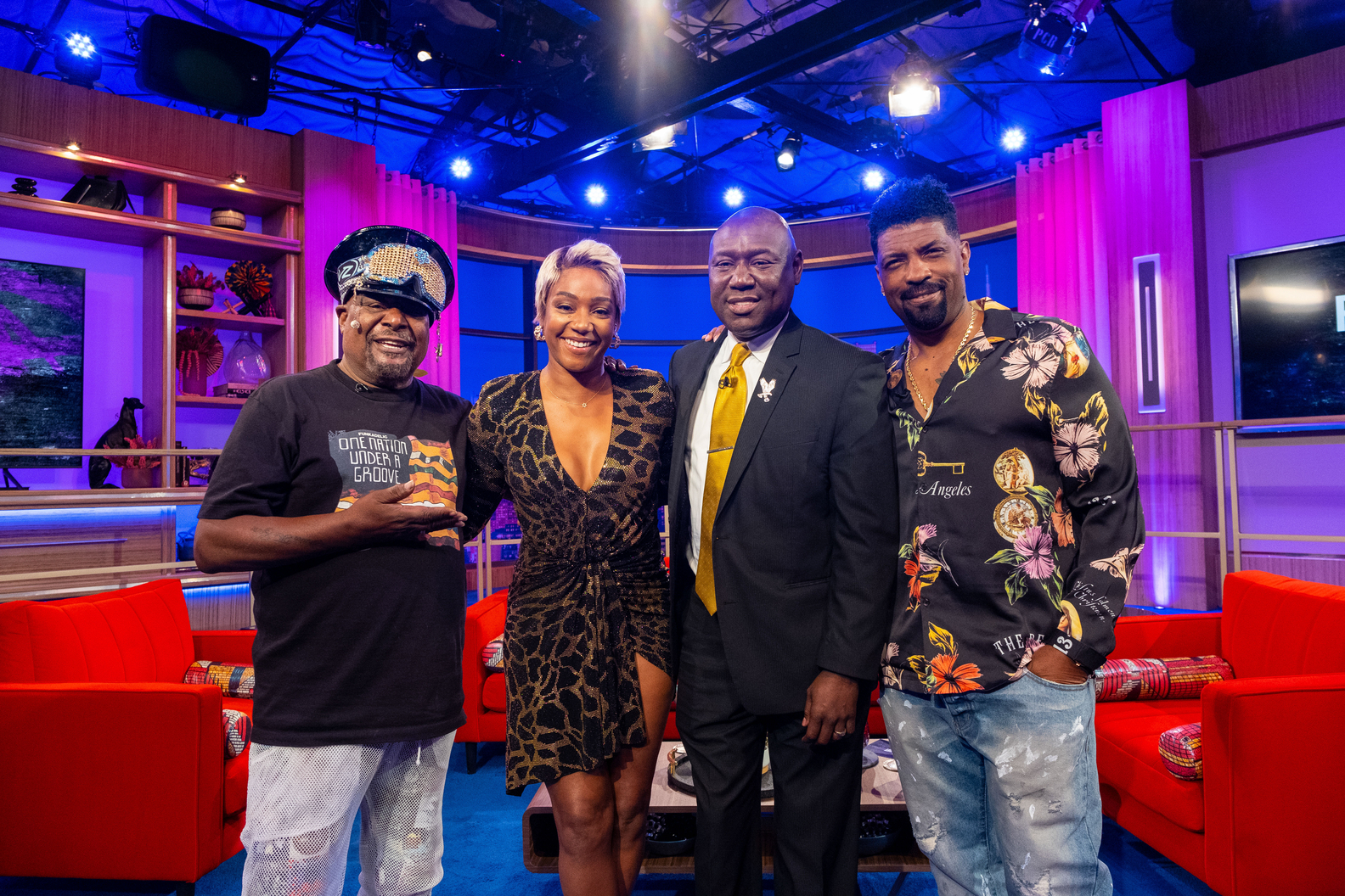 George Clinton, Tiffany Haddish, Ben Crump & Deon Cole