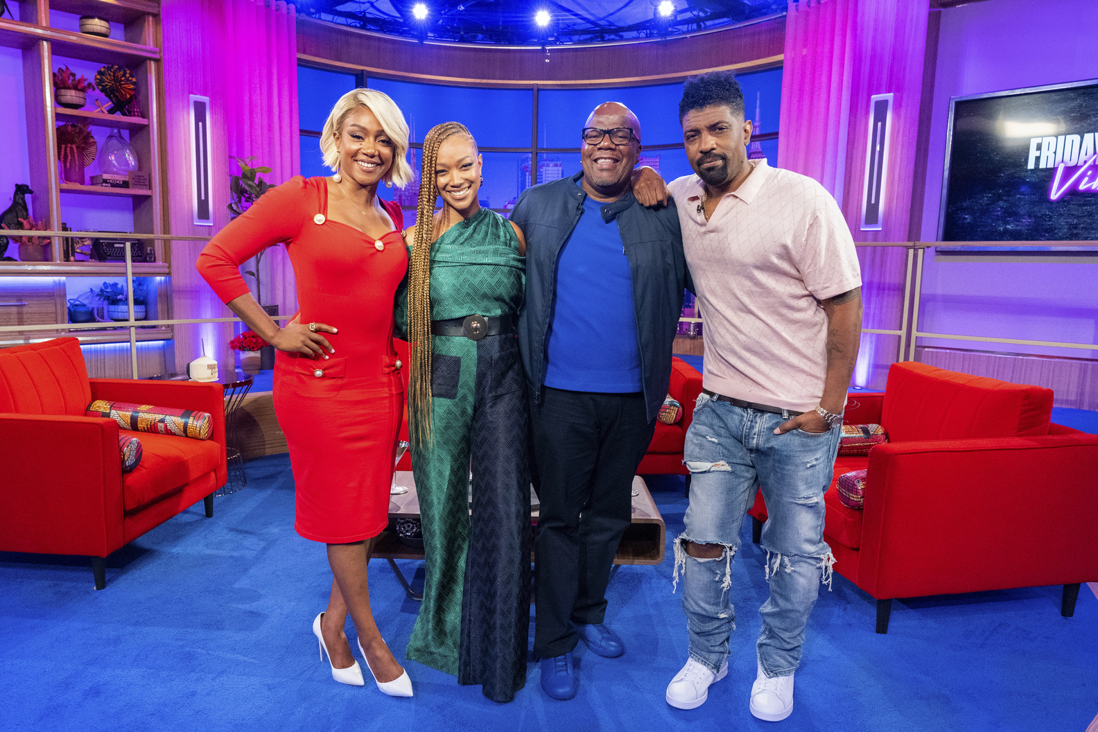 Tiffany Haddish, Sonequa Martin-Green, Earthquake & Deon Cole 
