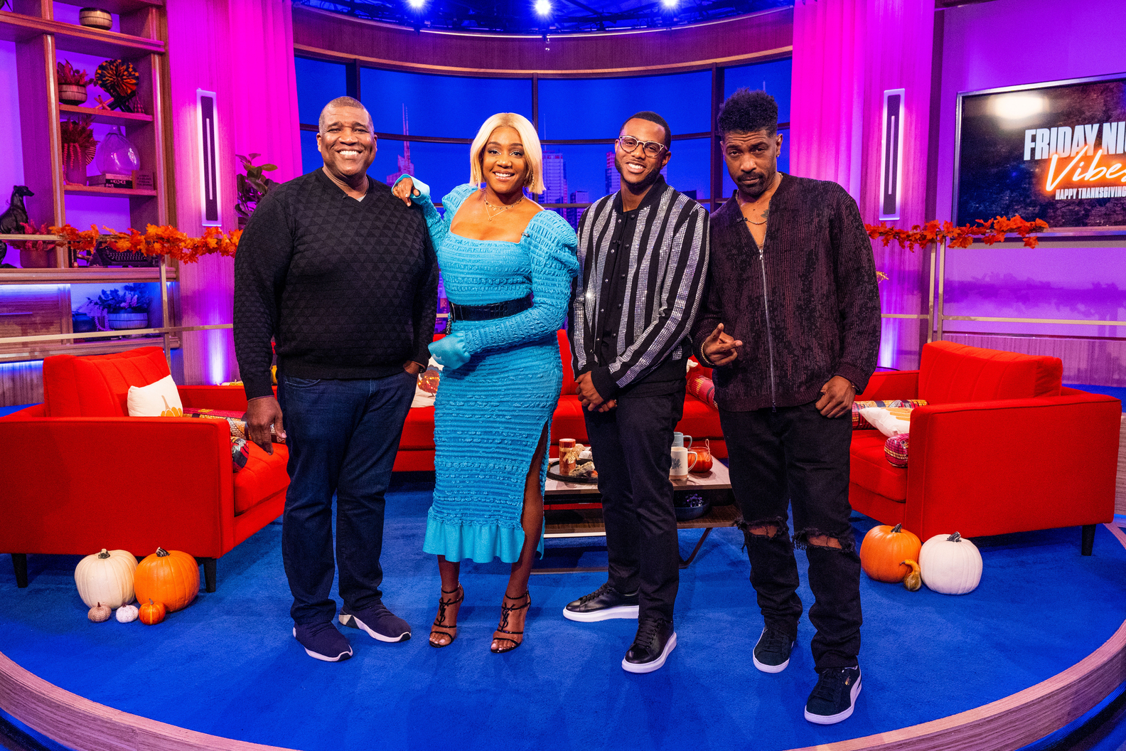 Curt Menefee, Tiffany Haddish, Kwame Onwuachi & Deon Cole 