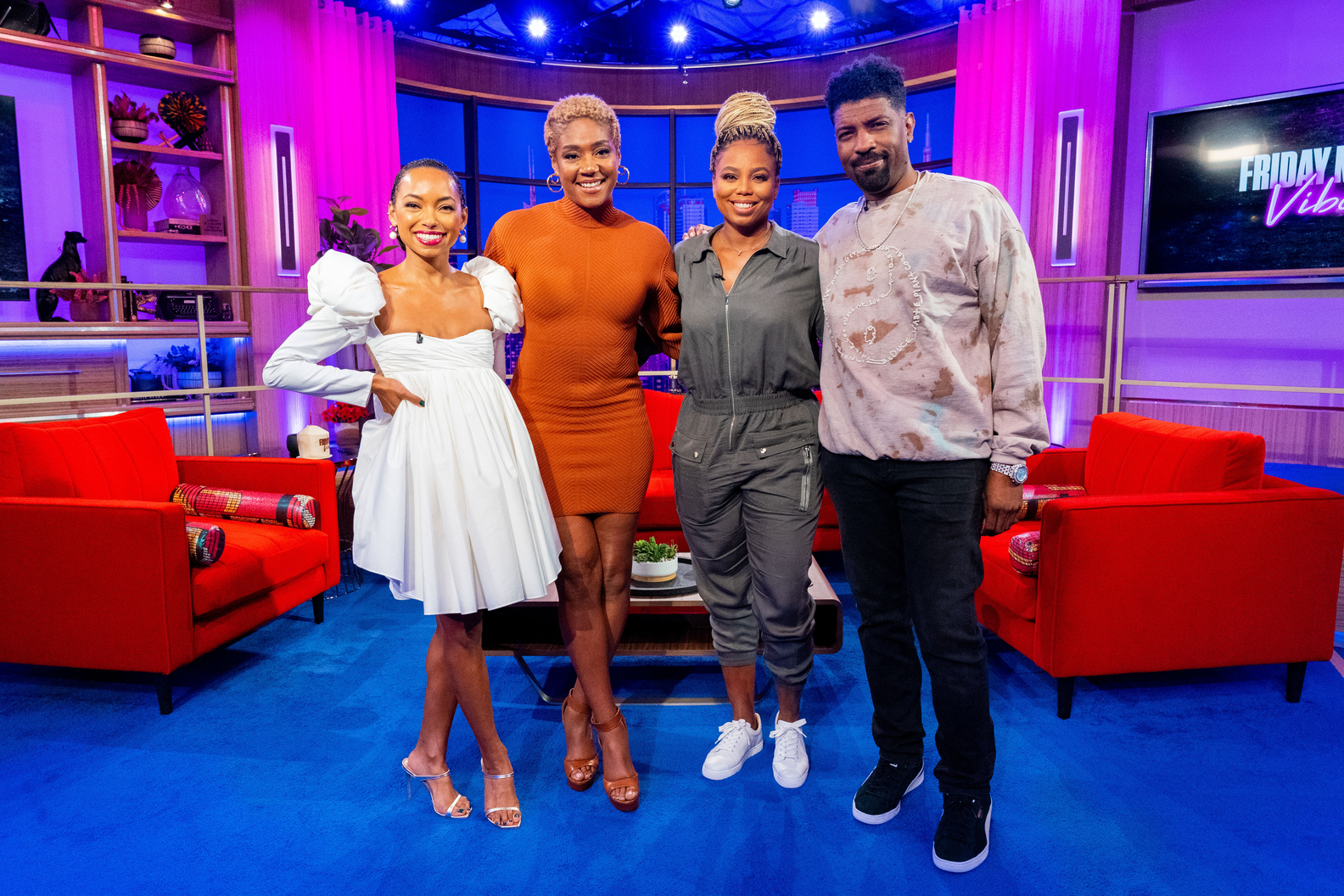 Logan Browning, Tiffany Haddish, Jemele Hill & Deon Cole