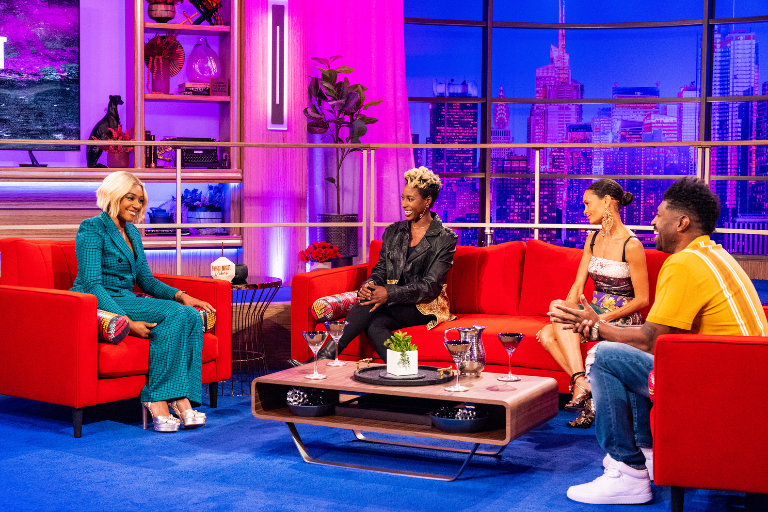 Tiffany Haddish, Kirby Howell-Baptiste, Thandiwe Newton & Deon Cole