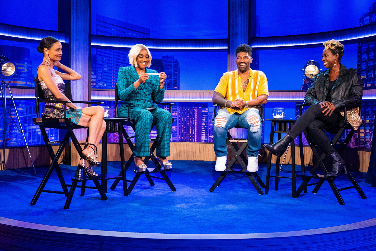Thandiwe Newton, Tiffany Haddish, Deon Cole & Kirby Howell-Baptiste, 