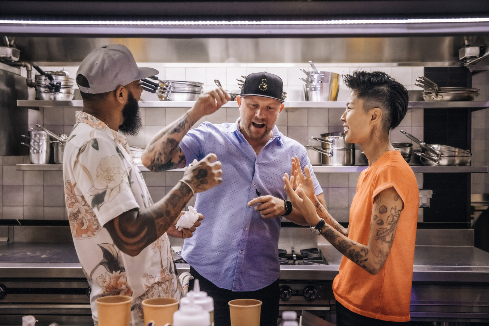 Justin Sutherland, Jeremy Ford & Kristen Kish 