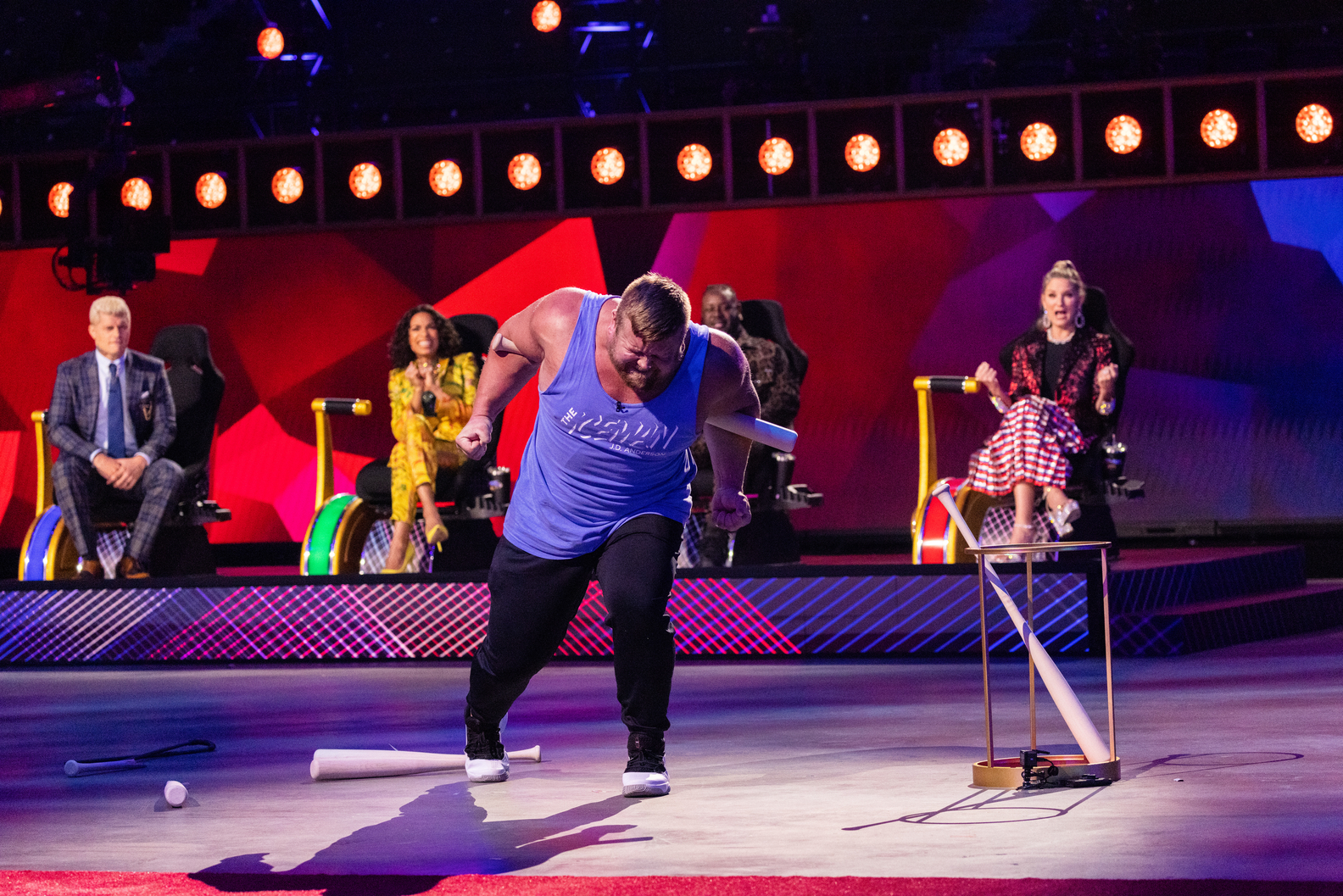 CODY RHODES, JD ICEMAN, JENNIFER NETTLES, ROSARIO DAWSON, T-PAIN Go-Big Show