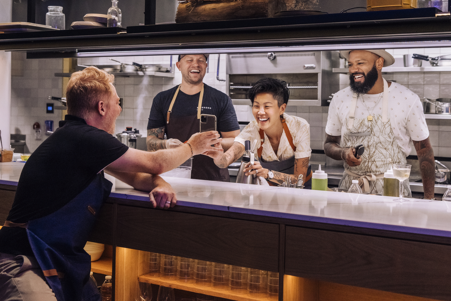 JEREMY FORD, JESSE TYLER FERGUSON, JUSTIN SUTHERLAND, KRISTEN KISH