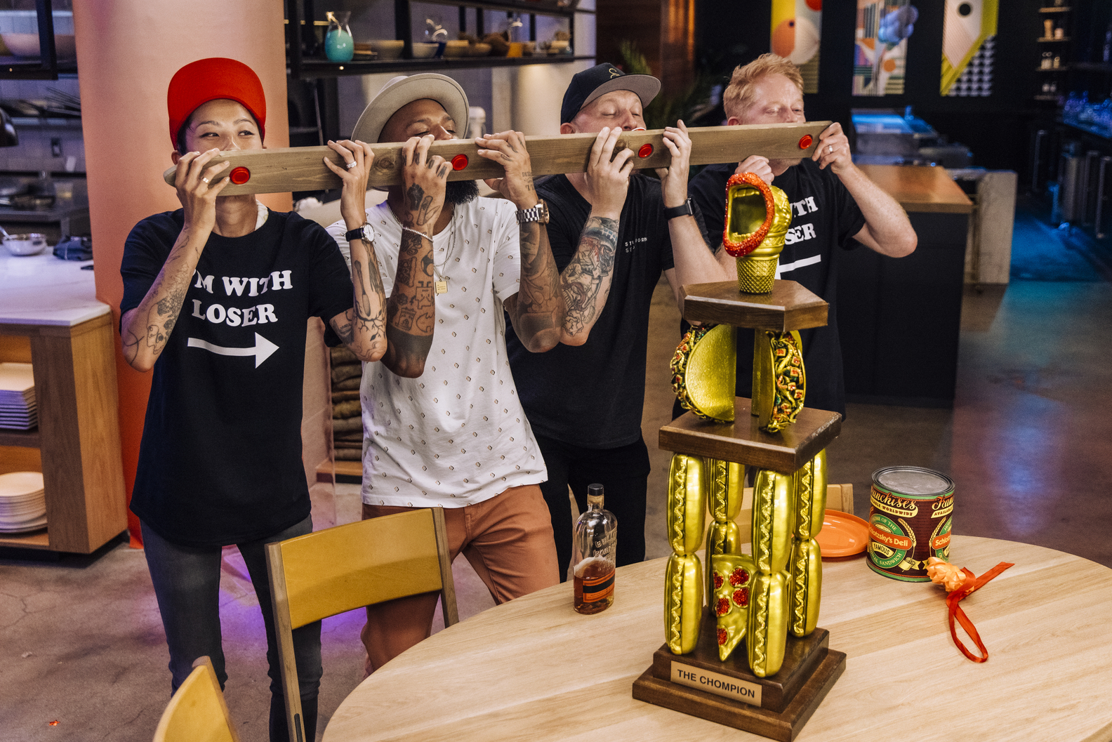JEREMY FORD, JESSE TYLER FERGUSON, JUSTIN SUTHERLAND, KRISTEN KISH