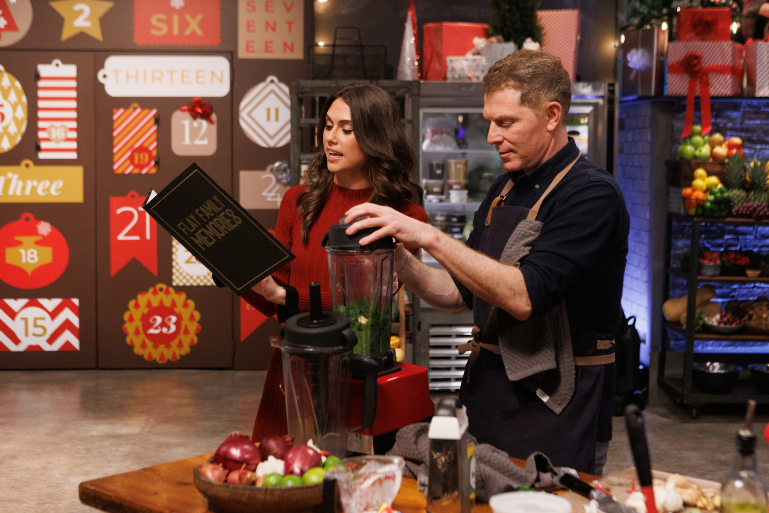 Beat Bobby Flay Holiday Throwdown - Sophie Flay and Bobby Flay