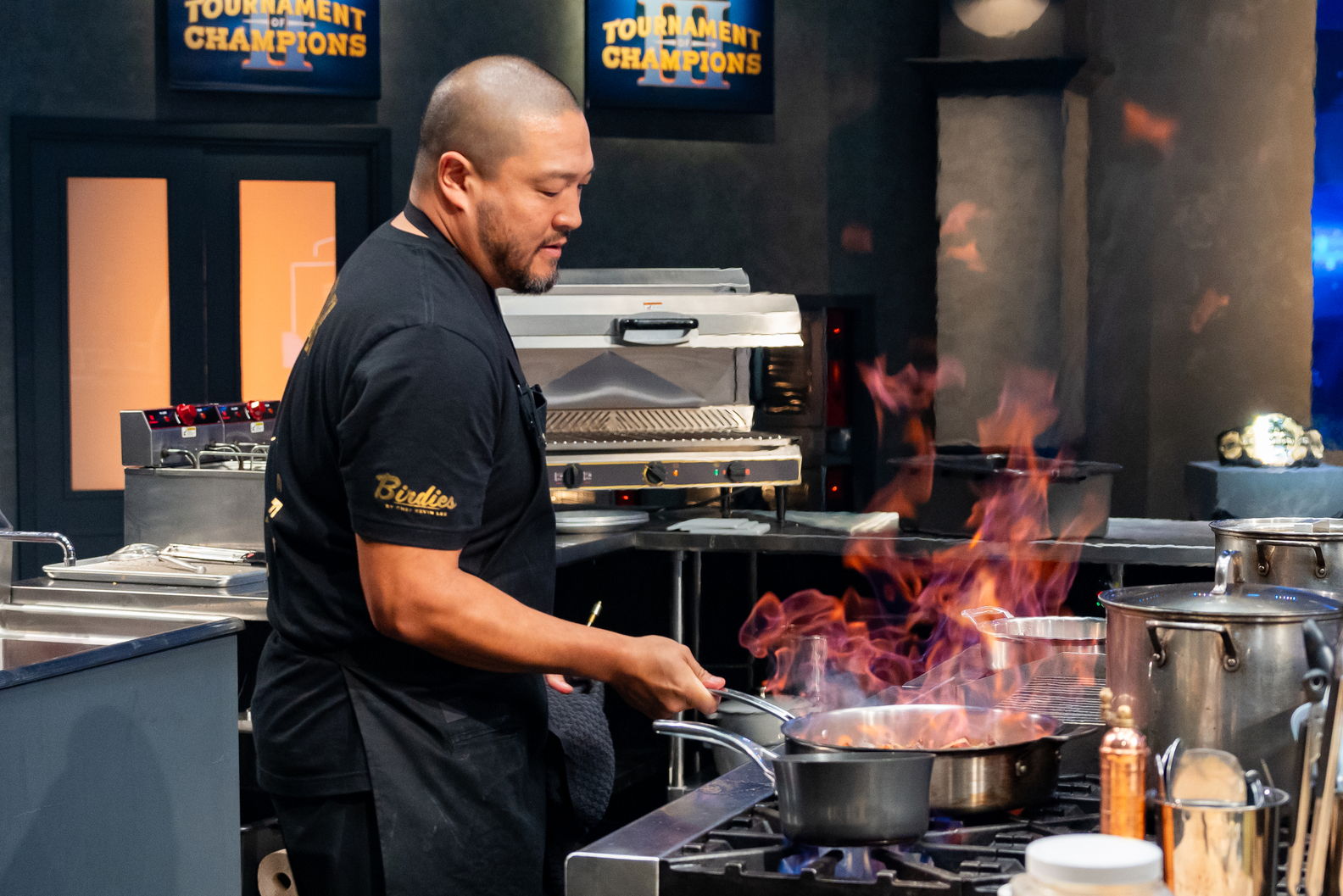 Kevin Lee gets cooking on Food Network's Tournament of Champions VI 