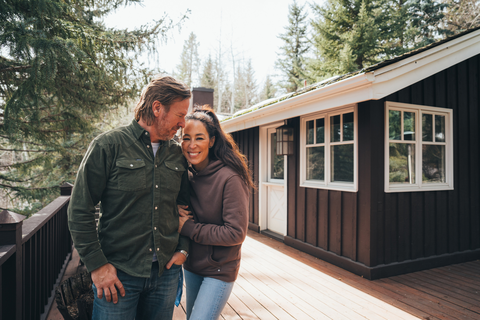 Chip and Joanna Gaines as seen on Fixer Upper Colorado Mountain House 