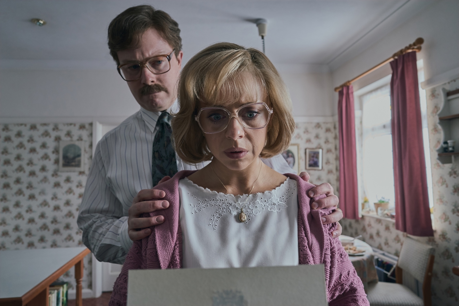 Daniel Rigby and Bel Powley