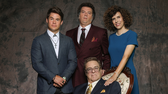 Adam Devine, Danny McBride, Edi Patterson, and John Goodman