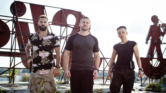 Alin Sumarwata, Daniel MacPherson, Warren Brown