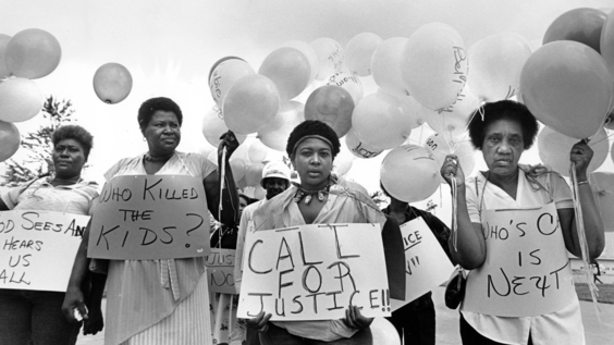 Evelyn Miller, Willie Mae Mathis, Sheila Baltazar and Annie Hill