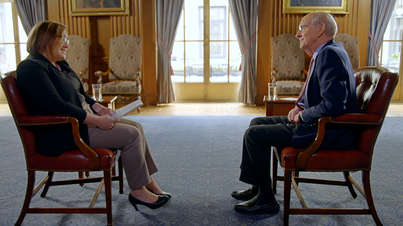 Axios White House editor Margaret Talev, Associate Justice of the Supreme Court Stephen Breyer