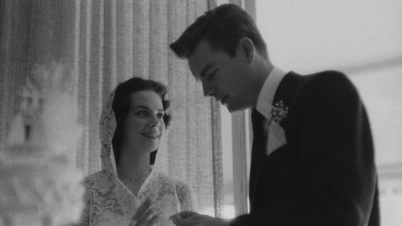 Natalie Wood and Robert Wagner’s first wedding (1957)