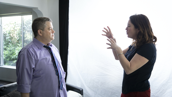Patton Oswalt, director Liz Garbus