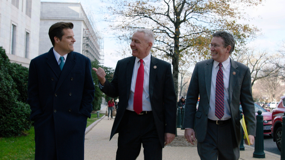 Rep. Matt Gaetz (R-FL), Rep. Ken Buck (R-CO), and Rep. Thomas Massie (R-KY)