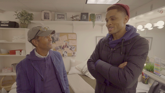 Bryant Gumbel and Nnamdi Asomugha