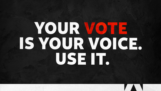 You Vote Is Your Voice. Use It.