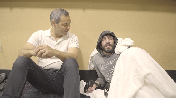 Correspondent David Scott and Ramsey Nijem