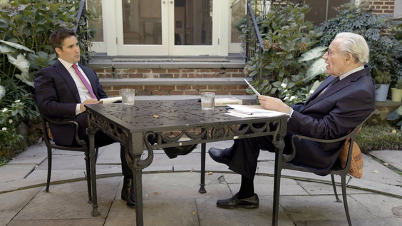 Jonathan Swan, Axios National Political Correspondent with Journalist Bob Woodward