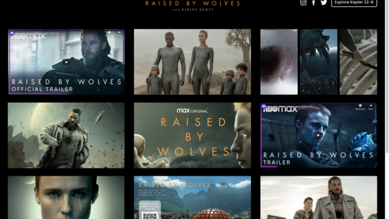Raised by Wolves Premiere Digital Swag