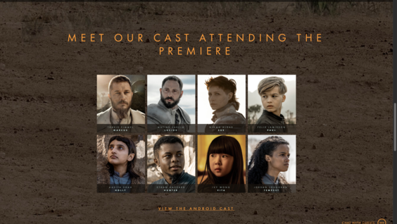 The Mithraic Cast Attending the Raised by Wolves Premiere