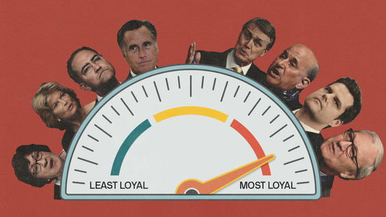 Trump loyalty graphic