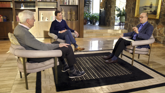 Charles Koch, Chairman & CEO Koch Industries, Brian Hooks, President of Charles Koch Foundation, Axios Co-Founder Mike Allen