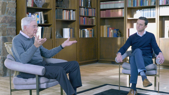 Charles Koch, Chairman & CEO Koch Industries, Brian Hooks, President of Charles Koch Foundation
