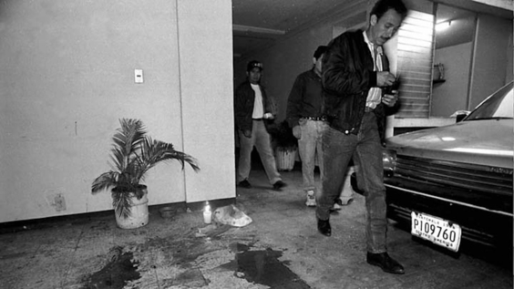 Crime scene in the parish house