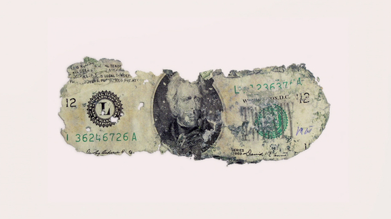 Recovered money from DB Cooper’s ransom