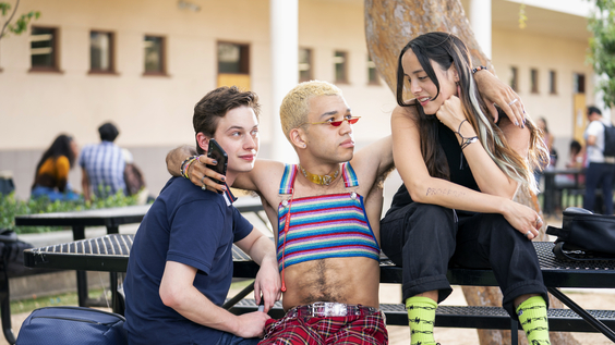 Chase Sui Wonders, Justice Smith and Uly Schlesinger