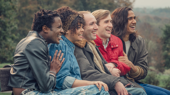 Omari Douglas as Roscoe Babatunde, Lydia West as Jill Baxter, David Carlyle as Gregory Finch, Calum Scott Howells as Colin Morris-Jones, and Nathaniel Curtis as Ash Mukherjee