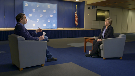 Axios business editor Dan Primack; Randi Weingarten, President, American Federation of Teachers
