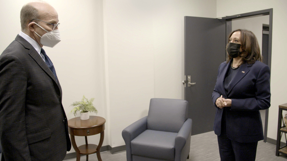 Axios Co-Founder Mike Allen; Vice President Kamala Harris