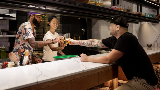 Justin Sutherland, Kristen Kish, Jeremy Ford 