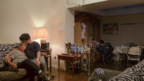 Nellie Bernard, with her grandson Marcial Pilataxi