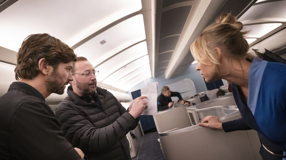 Michiel Huisman, Steve Yockey, Kaley Cuoco