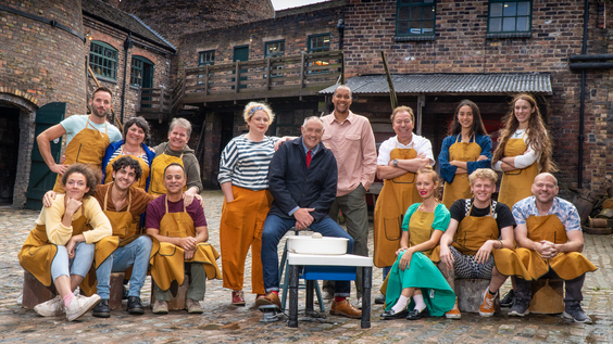 Potters with Presenter and Judges