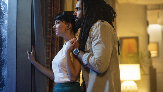 Sheila Vand and Daveed Diggs