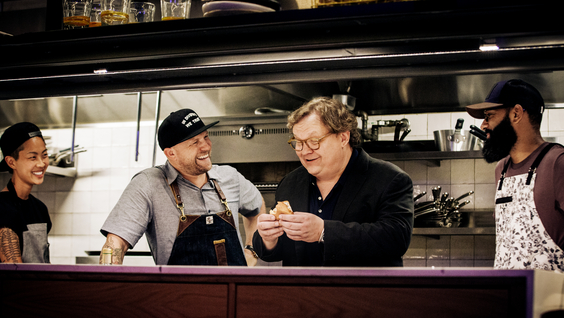 Kristen Kish, Jeremy Ford, Andy Richter, Justin Sutherland 