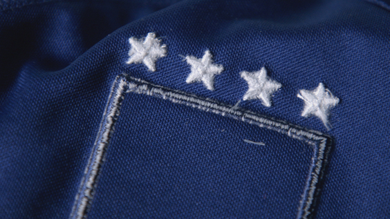 Jersey turned inside out 