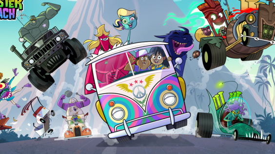 Deutsche TV-Premiere der prämierten Animationsserie "Monster Beach"