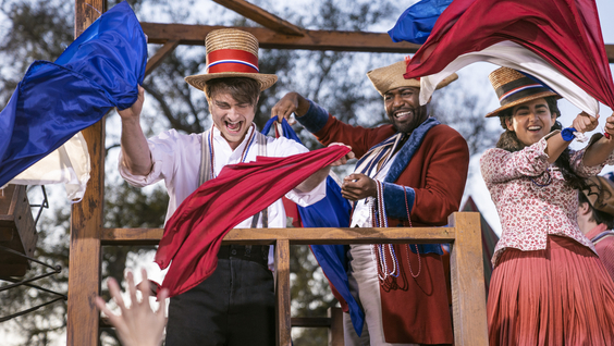 Daniel Radcliffe, Karamo Brown & Geraldine Viswanathan