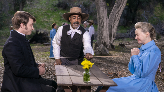 Daniel Radcliffe, Tim Meadows & Erin Darke