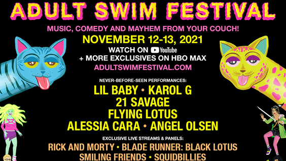 2021 Adult Swim Festival Initiates Global Takeover Heading to Screens Everywhere this November